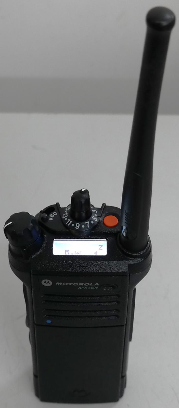 Motorola APX 6000 UHF R2 P25 Radio H98SDD9PW5AN Public Safety FULL Features Load