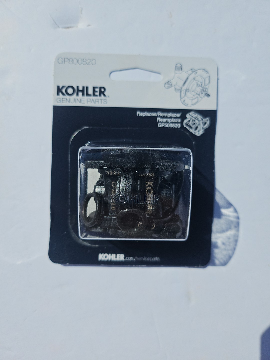 Kohler -GP800820 Plastic Pressure Balancing Unit-Cartridge - Black-New Sealed