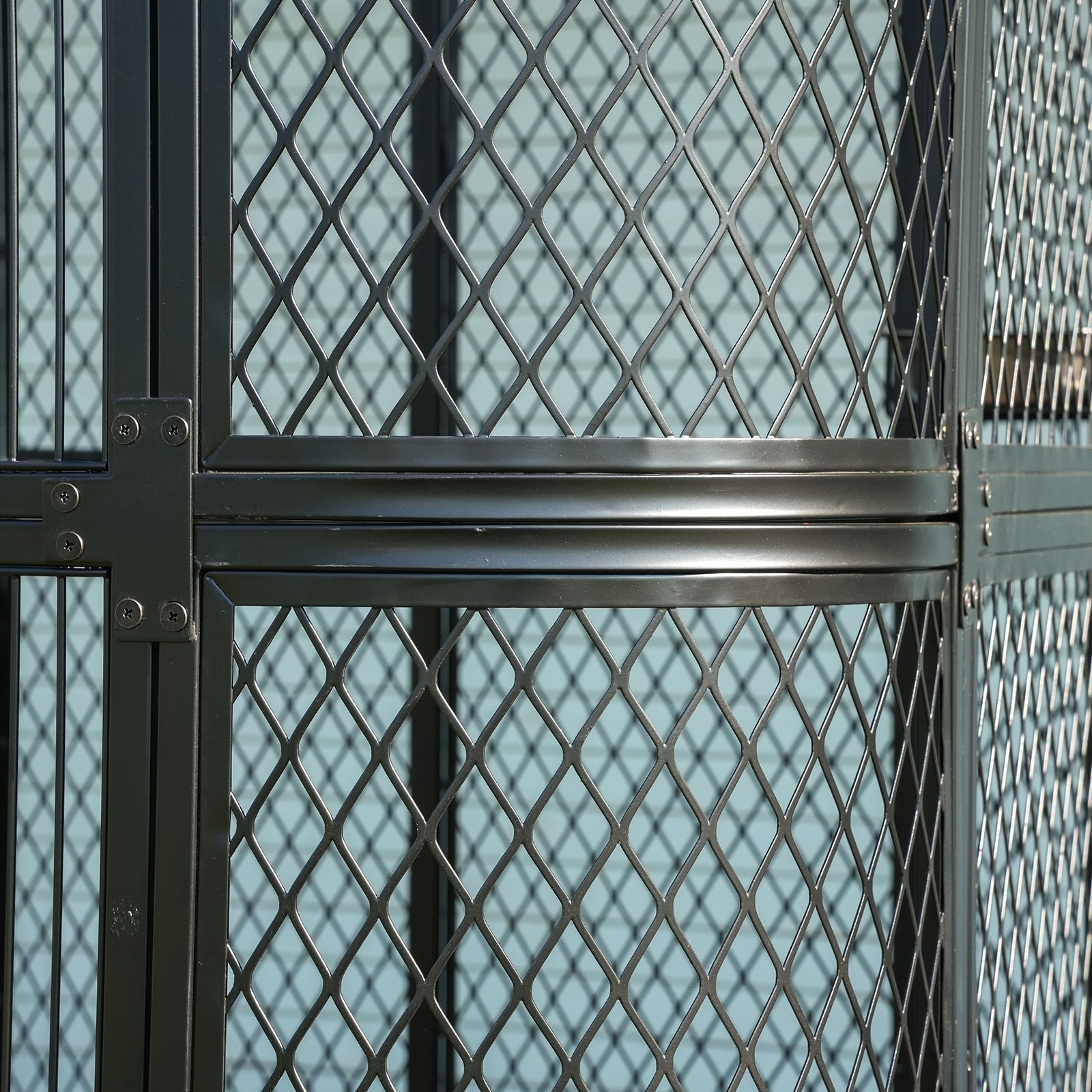 Extra Large Flight Metal Bird Cage Aviary Parrot Macaw Finch Tight Bar Spacing