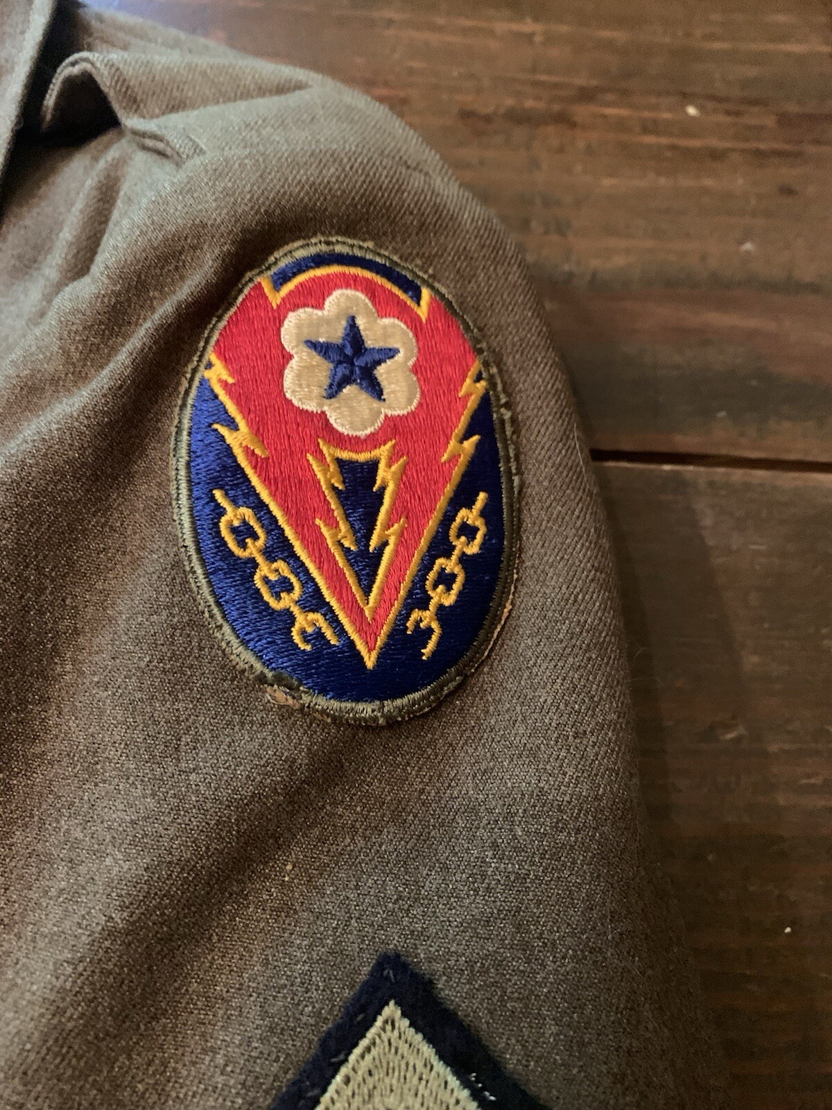 Vintage World War II Army Decorated Wool Jacket