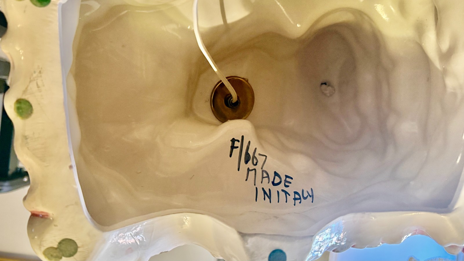 CAPODIMONTE SET of TWO 2 Figurine Lamp With Shade Made in Italy original