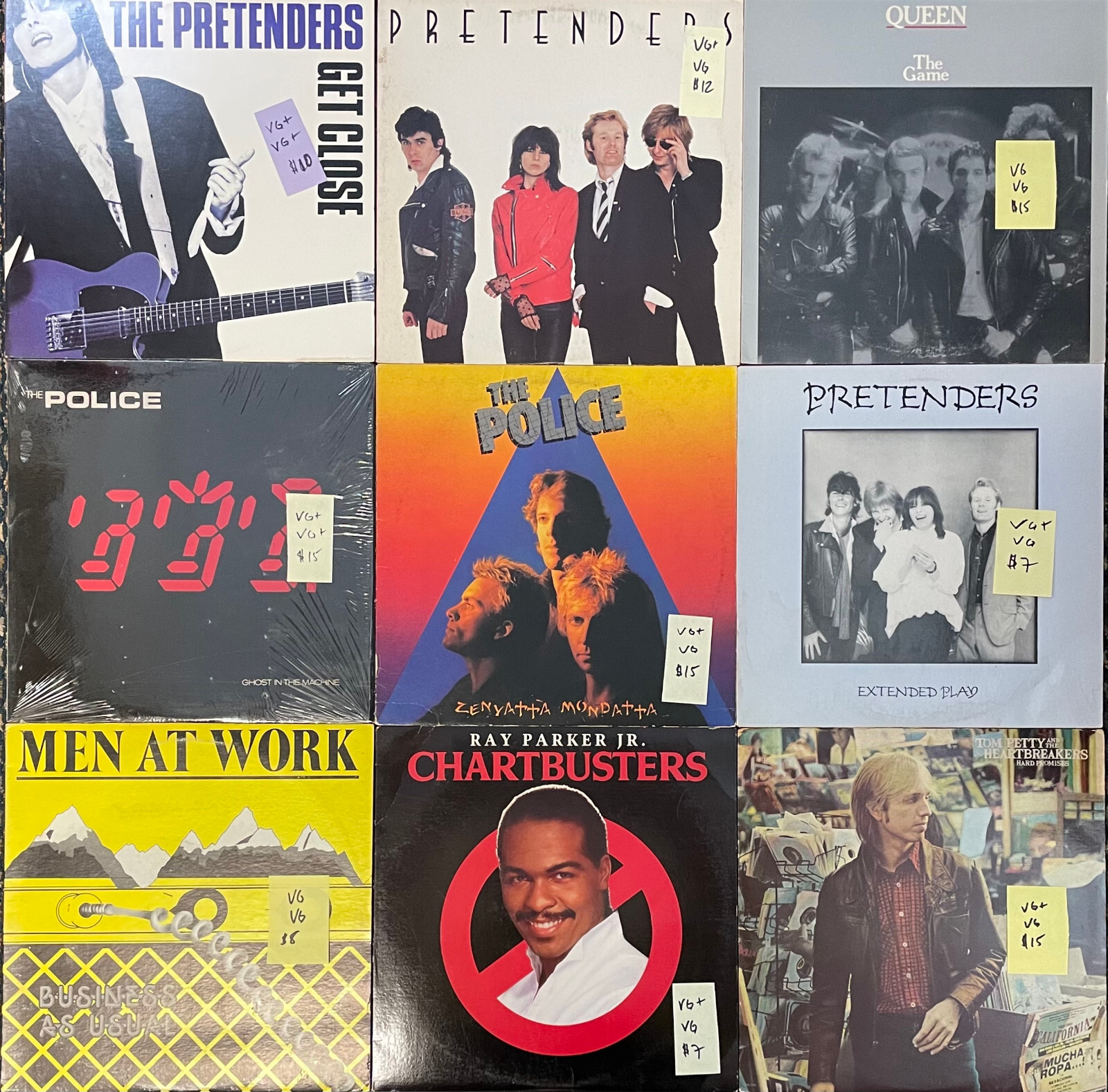 You pick - 70's & 80's Rock/Pop Vinyl Records LP - Many Titles - Cars, Police