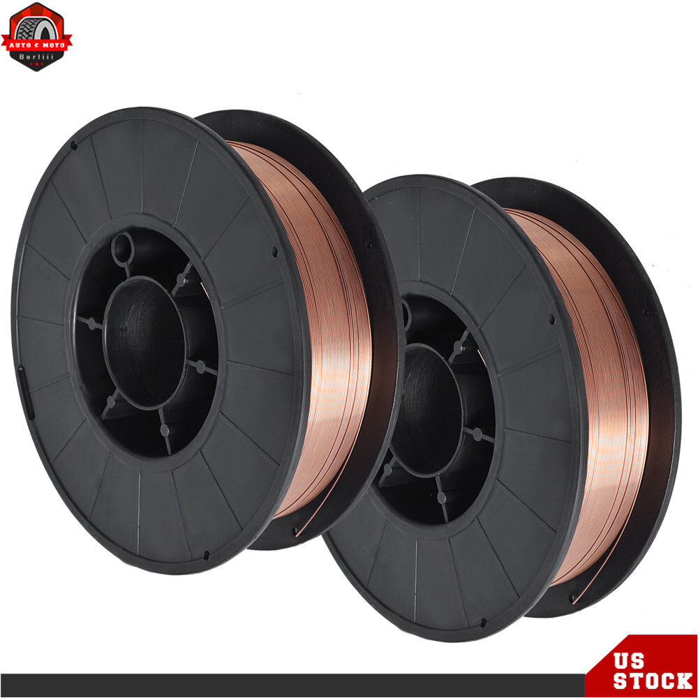 11-lb Roll 2Pack ER70S-6 .030" (0.8mm) Mild Steel MIG Welding Wire