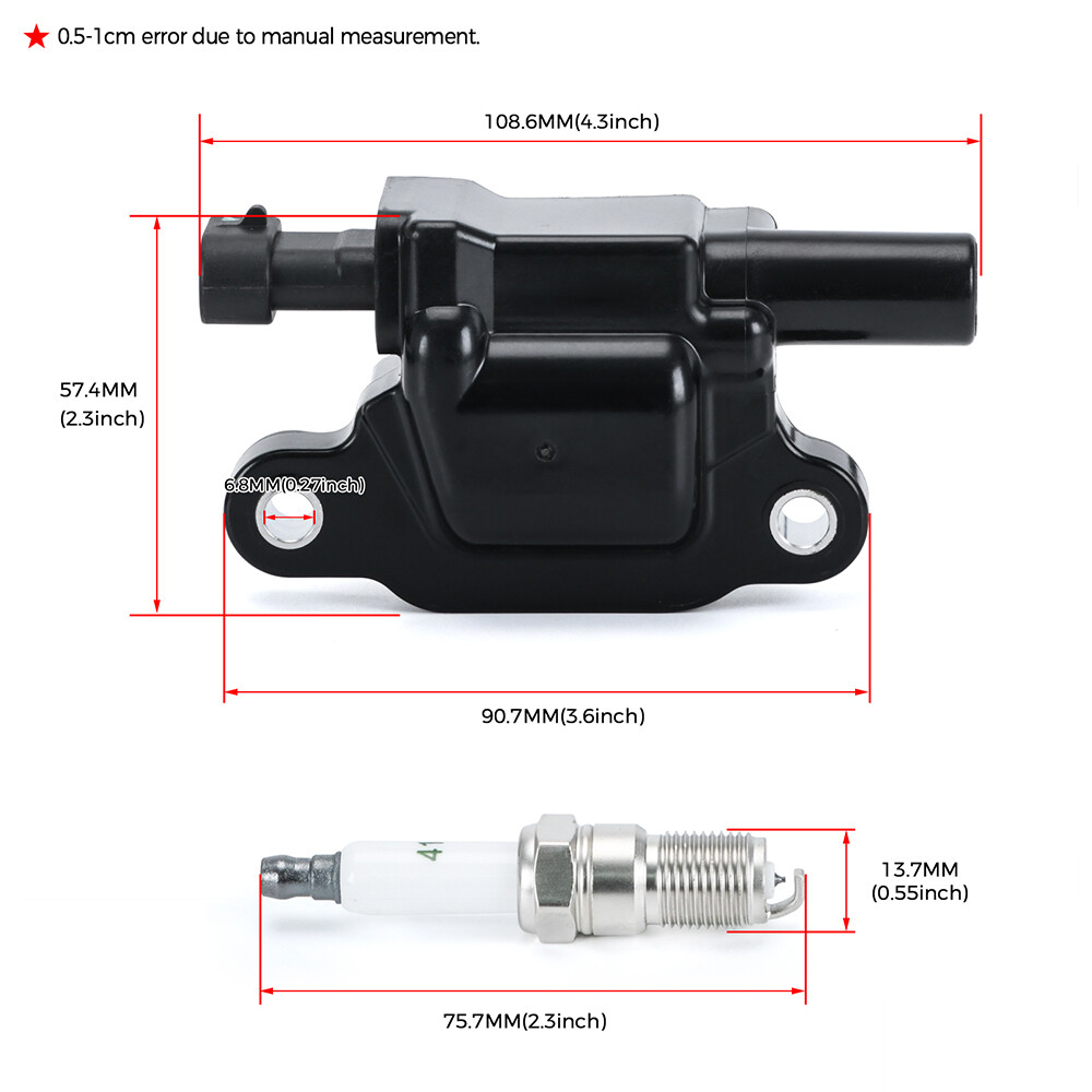 8X OEM AcDelco UF413 Ignition Coil & 41-962 Spark Plug & 9748GG Wire For GMC