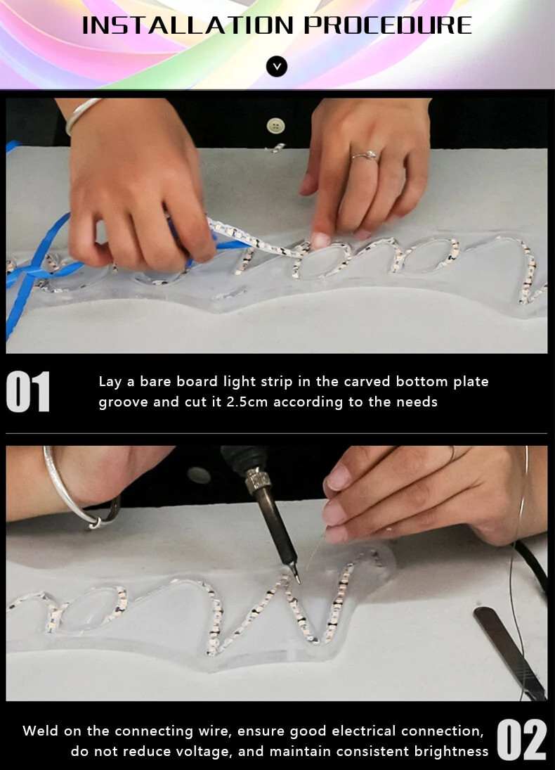 Separated Neon Flexible LED Light Strip Cover 8mm DIY Bendable Silicone Diffuser