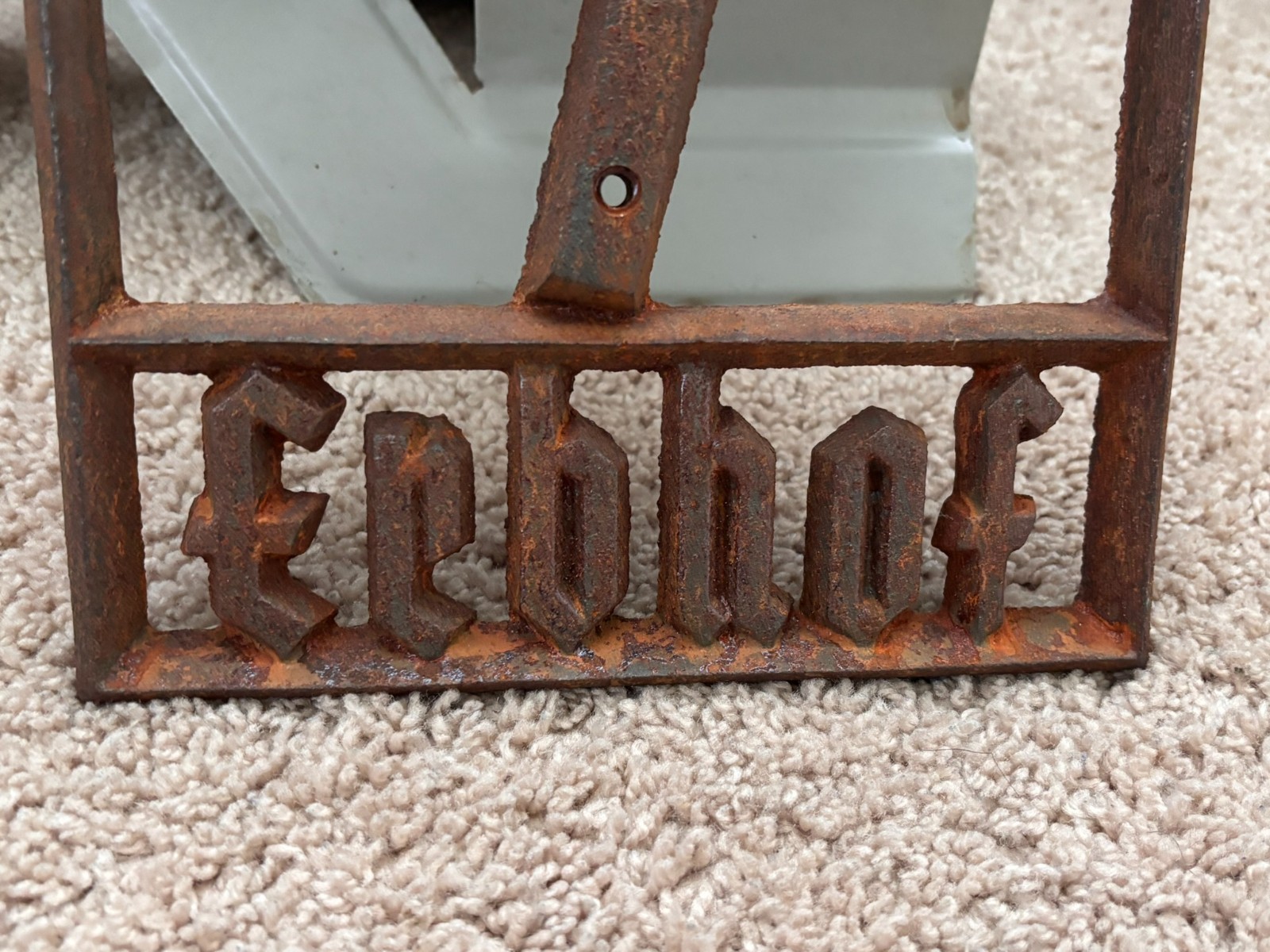 WWII Erbhof Iron Wall Sign - Farming