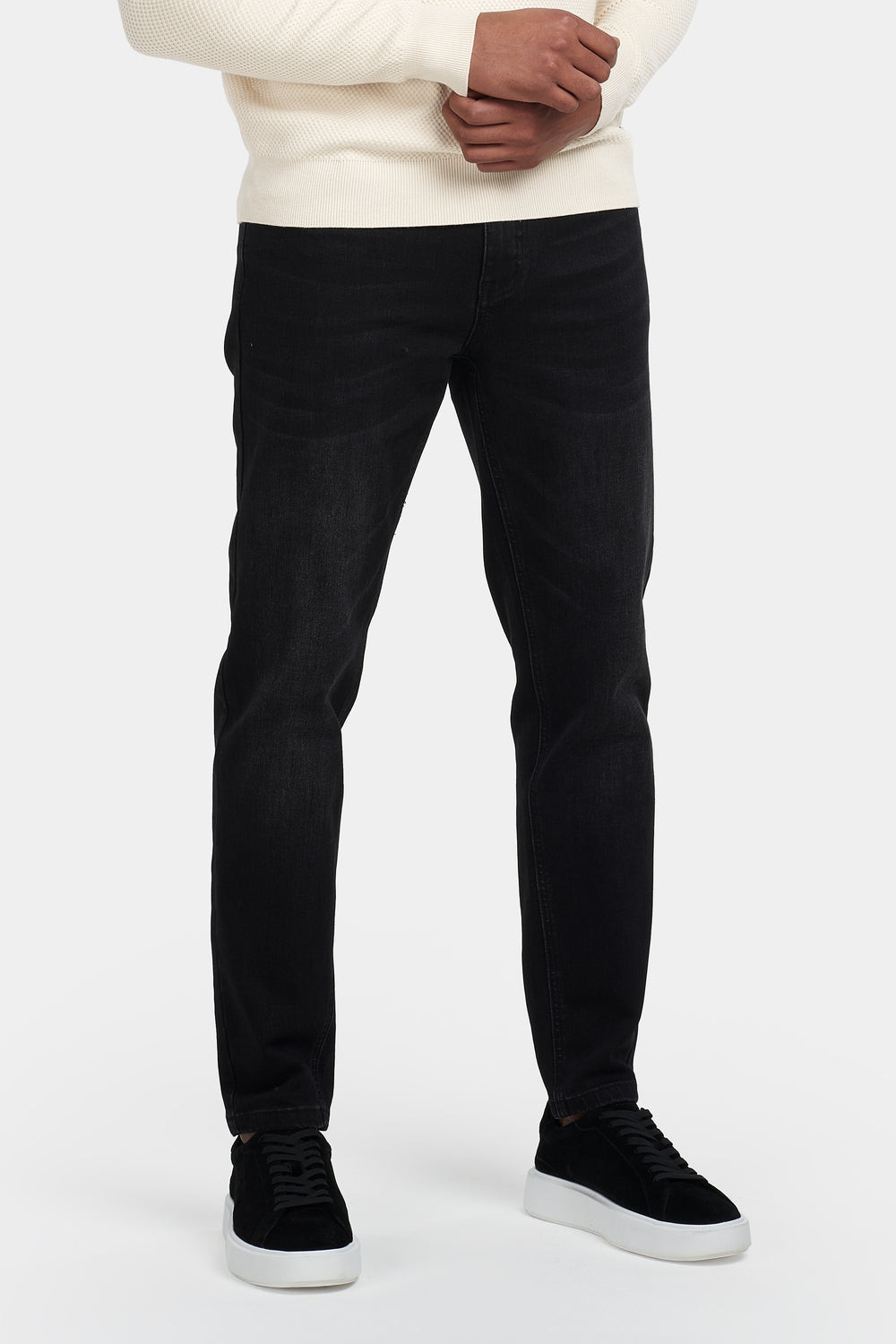 Mens Slim Fit Jeans Stretch Denim Pants Slim Skinny Casual Designer Jeans