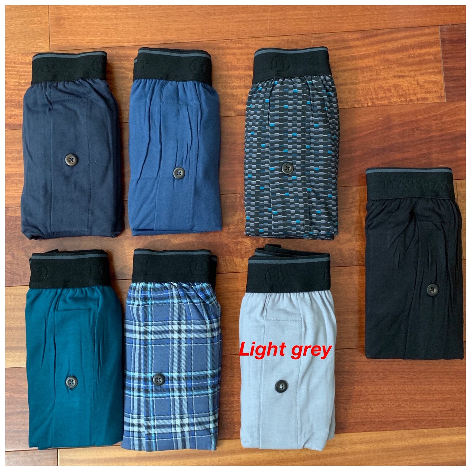 New 2 Pcs Hathaway Mens Knit Boxer short underwear COTTON/SPANDEX~ M L XL