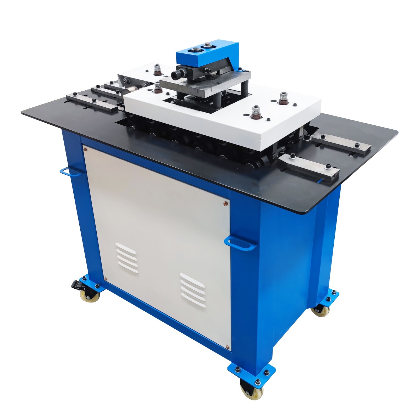 220V Seam Lock Forming Machine C-drive-locking and Radial Hem Seam 7 Shapes