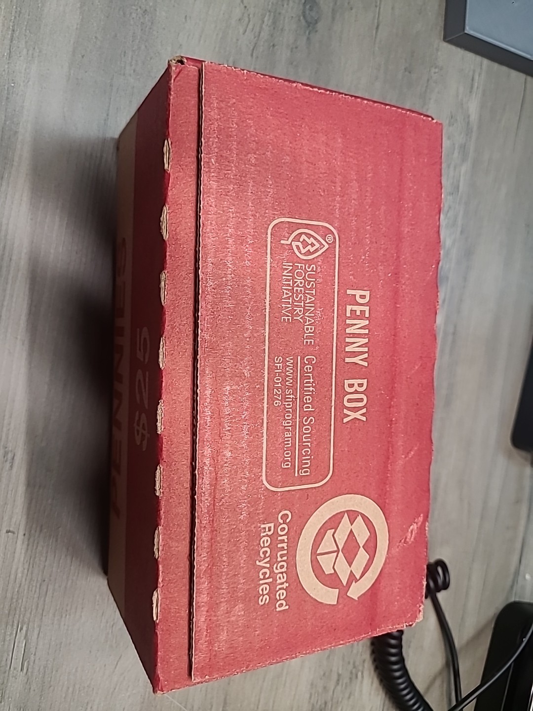 Full SEALED Box Of 2500 Pennies Unseached Copper, 2025, Wheat, FREE SHIPPING