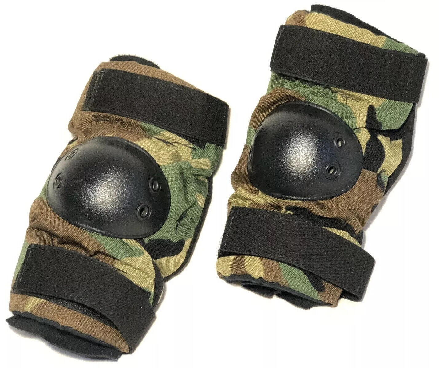 ELBOW PADS Bijans WOODLAND Camo USGI US Army Military MEDIUM NEW
