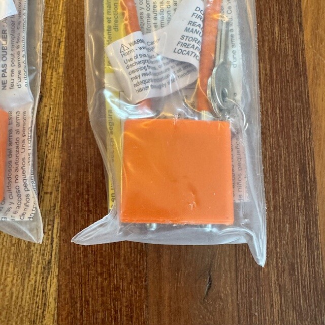 3 Each: Glock Factory OEM Cable Lock 17 19 20 21 22 23 26 27 30 31 32 33 34 35