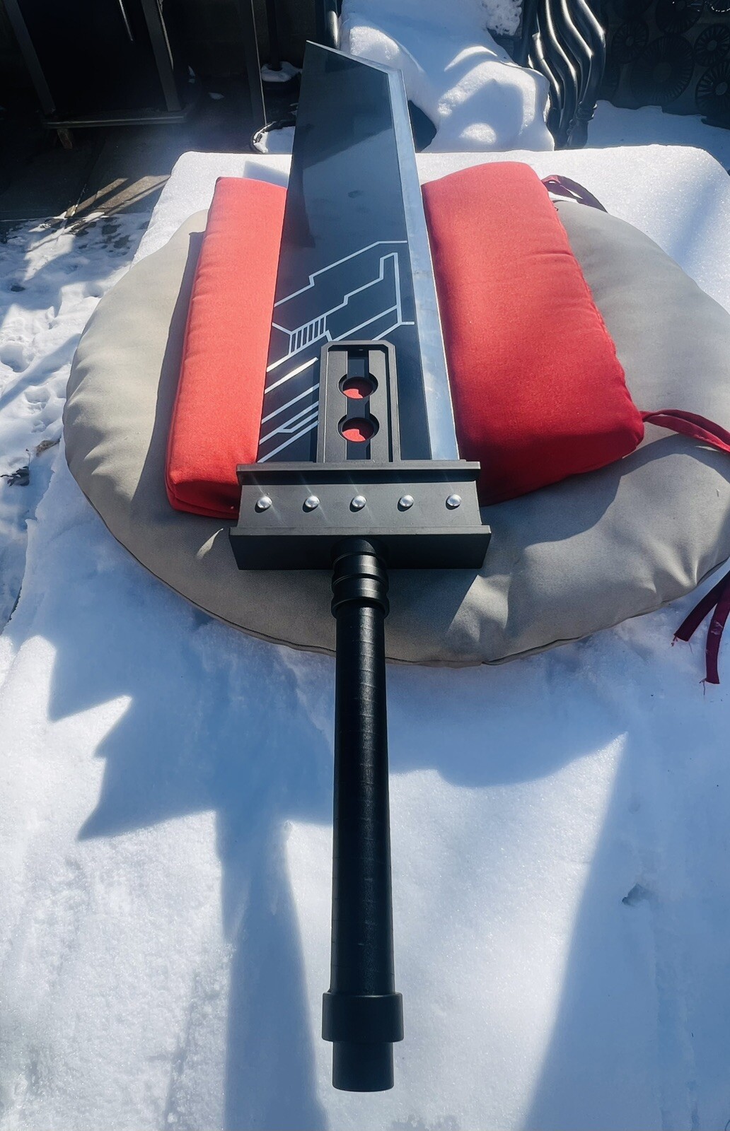 FINAL FANTASY CLOUD STRIFE BLADE STEEL BUSTER SWORD 57” — Life Size HUGE 🔥