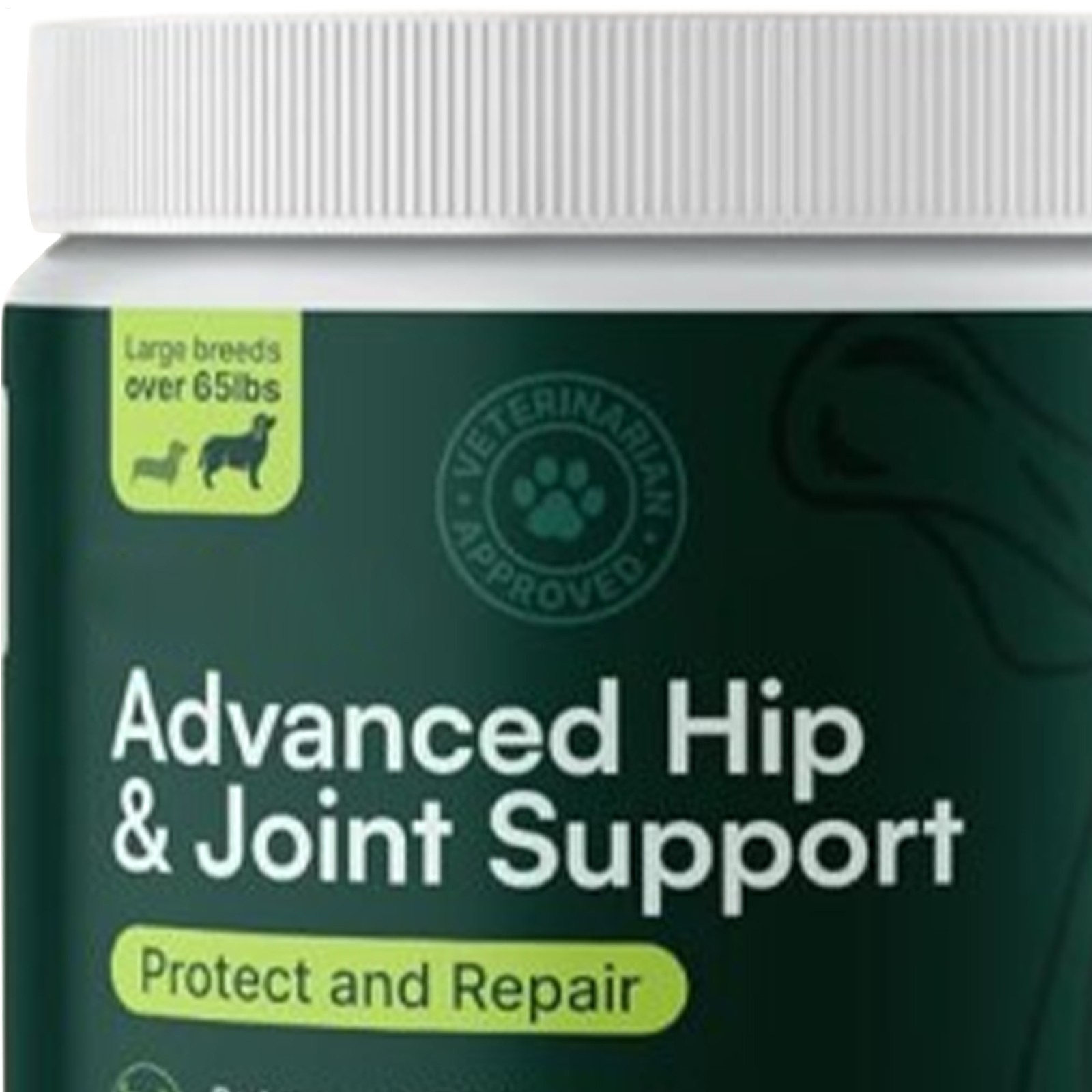 Wuffes Advanced Dog Hip and Joint Supplement with Glucosamine 30 Flavored Chews