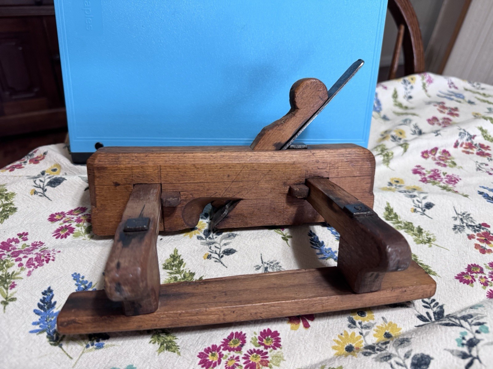 J.S. Plyes 18th Century Antique Plow Plane Used Hand Tool