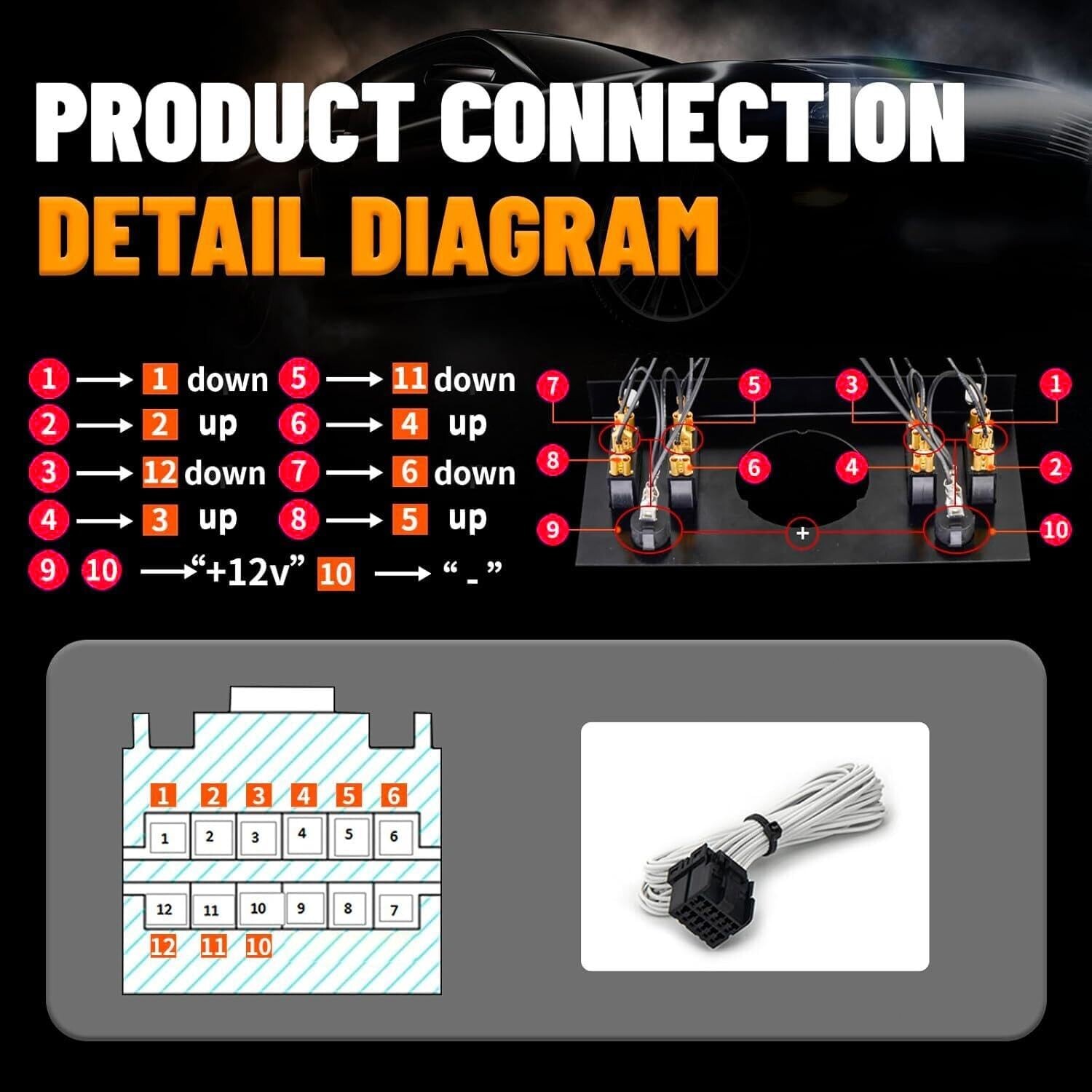 5 in 1 Display Air Suspension Pressure Gauge + Solenoid Valve + Control Panel