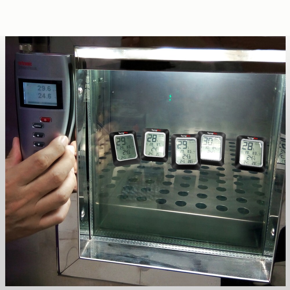 2xThermoPro Digital Hygrometer LCD Indoor Thermometer Temperature Humidity Meter