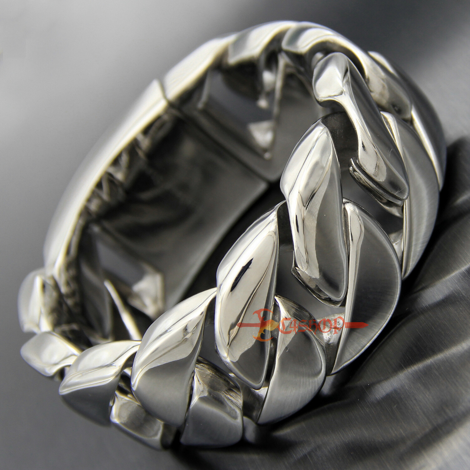 Men's Thick Heavy Chain Stainless Steel Cuban Link Necklace Bracelet 20/24/31mm