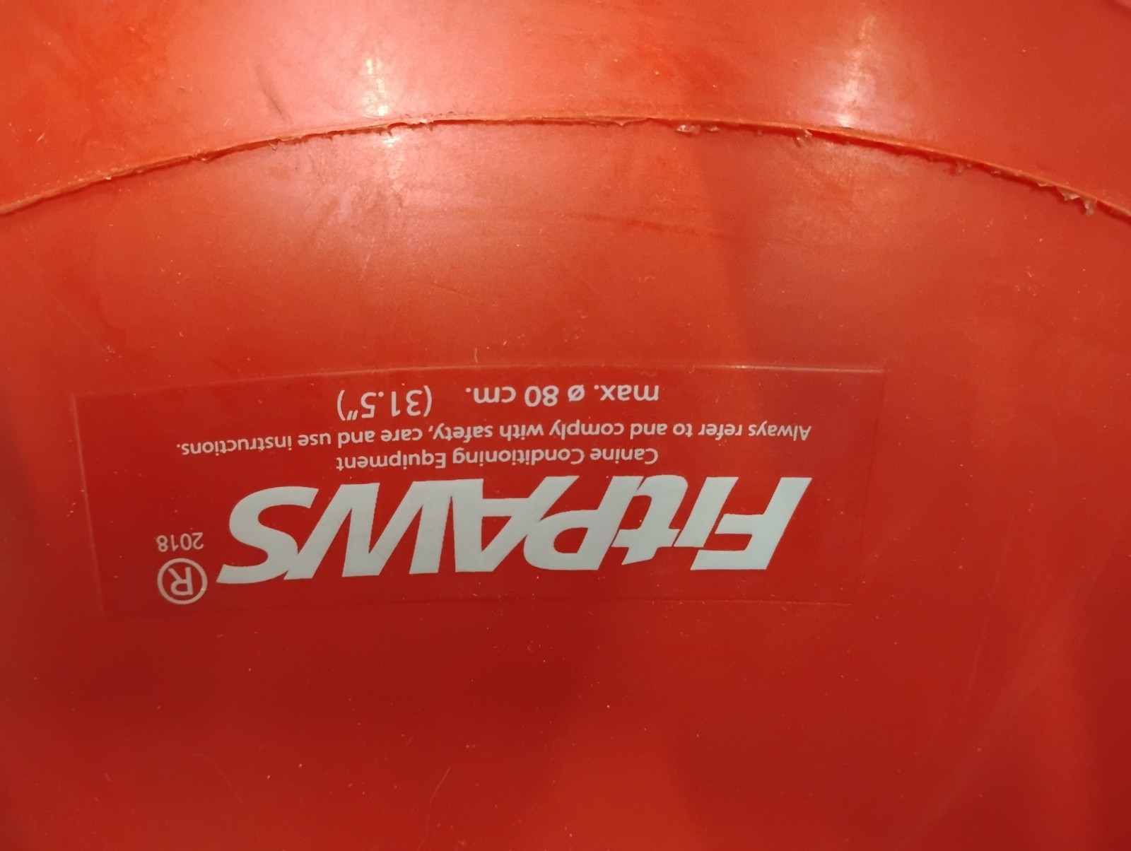 FitPaws Large Red Peanut Stability Ball (O93)