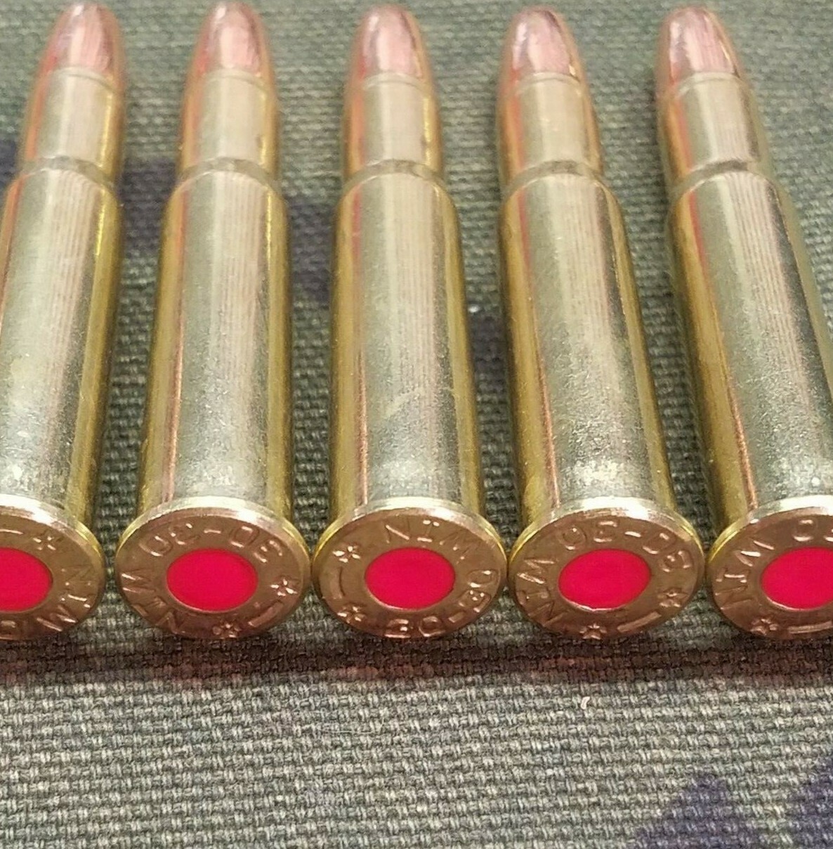 30-30 WINCHESTER SNAP CAPS SET OF 5 (Safety Red)