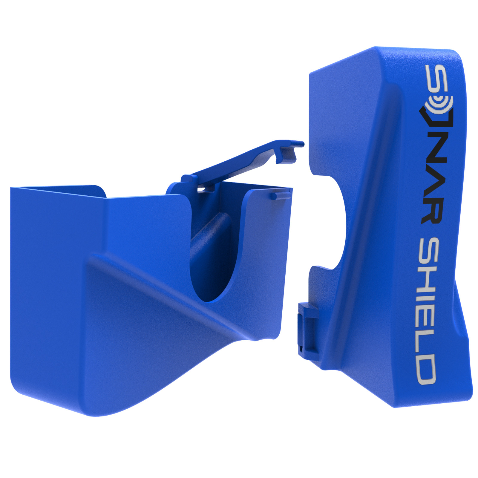 Garmin LiveScope Plus LVS34 Transducer Cover by Sonar Shield (Blue)