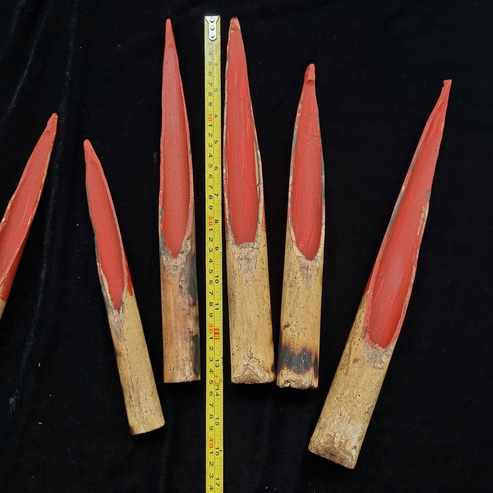 Asmat Bamboo Asaro Claws Mudmen Headhunter Papua New Guinea Carved Wooden Art