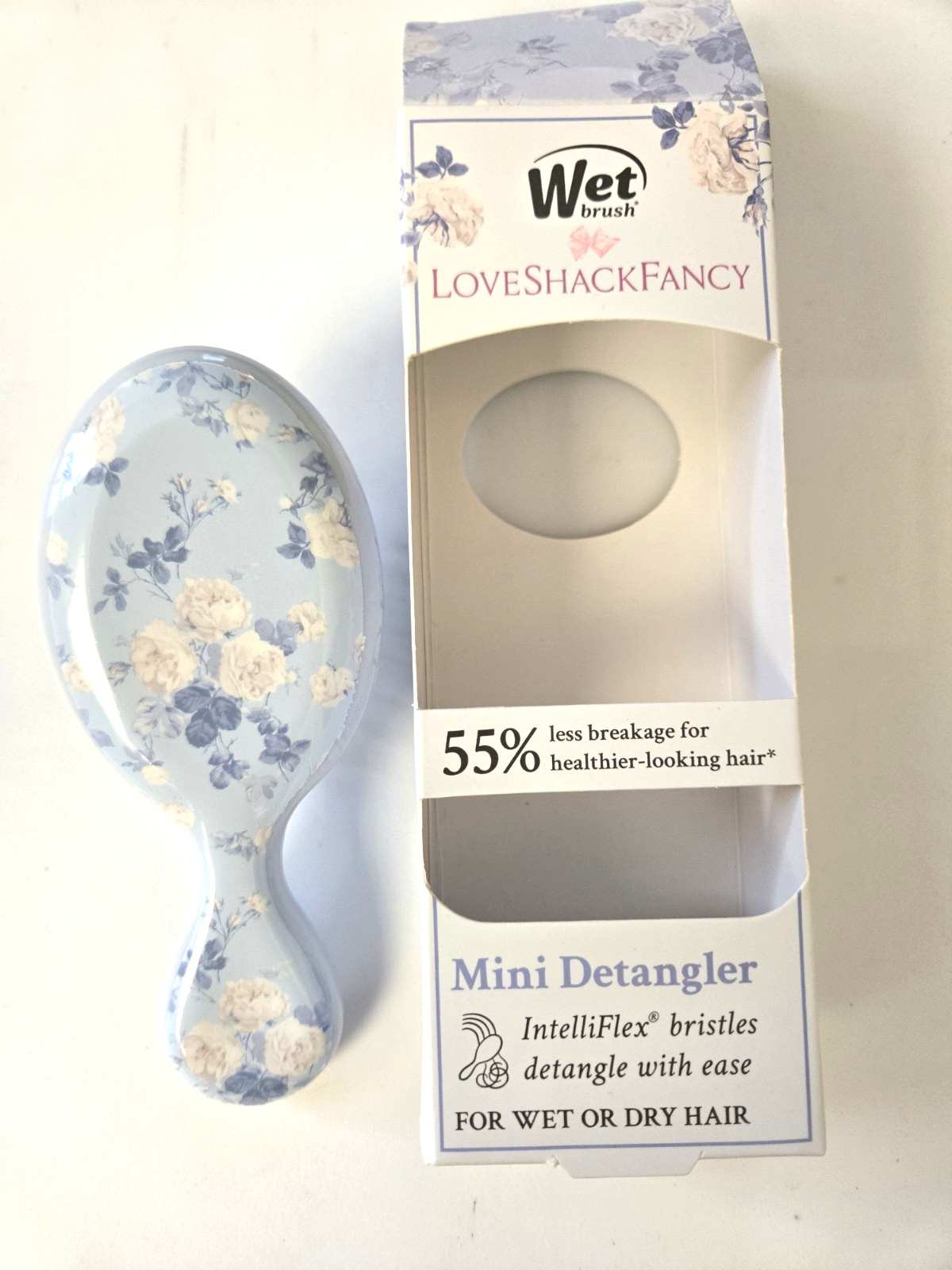 Love Shack Fancy x Target Wet Mini Brush, Goody Hair Scrunchies Bundle Trio New