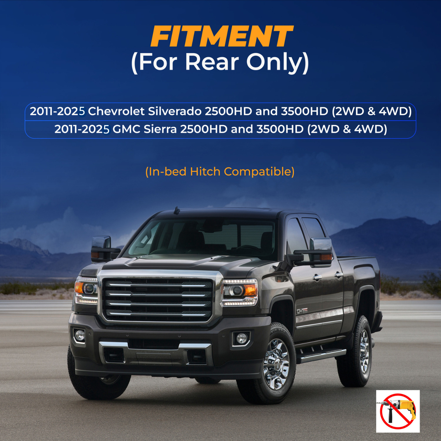 Air Bag Suspension Kit for 2011-2025 Chevrolet Chevy Silverado GMC Sierra 2500HD