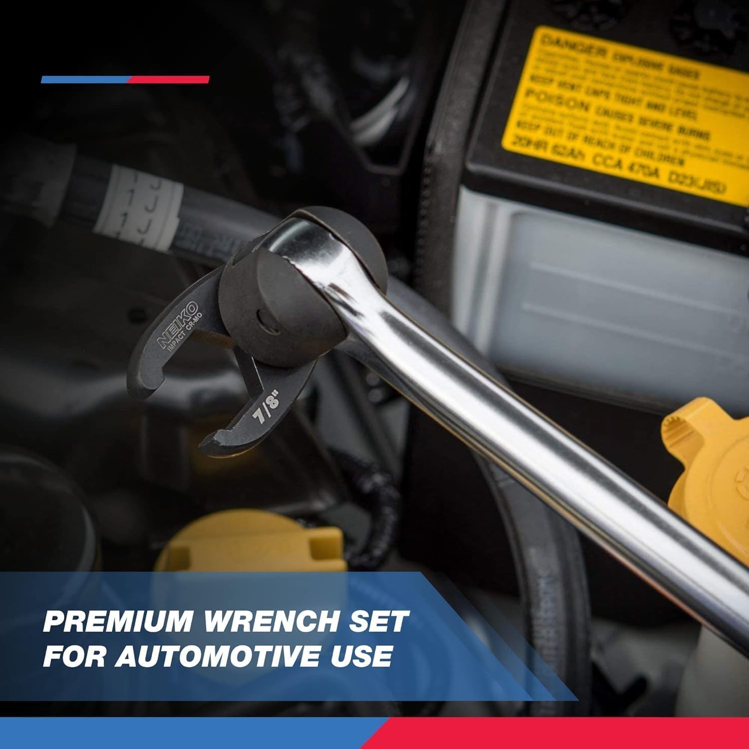 Neiko 03323A Crowfoot Wrench Set 1/2 and 3/8” Drive, 12 Piece, SAE Crows Foot