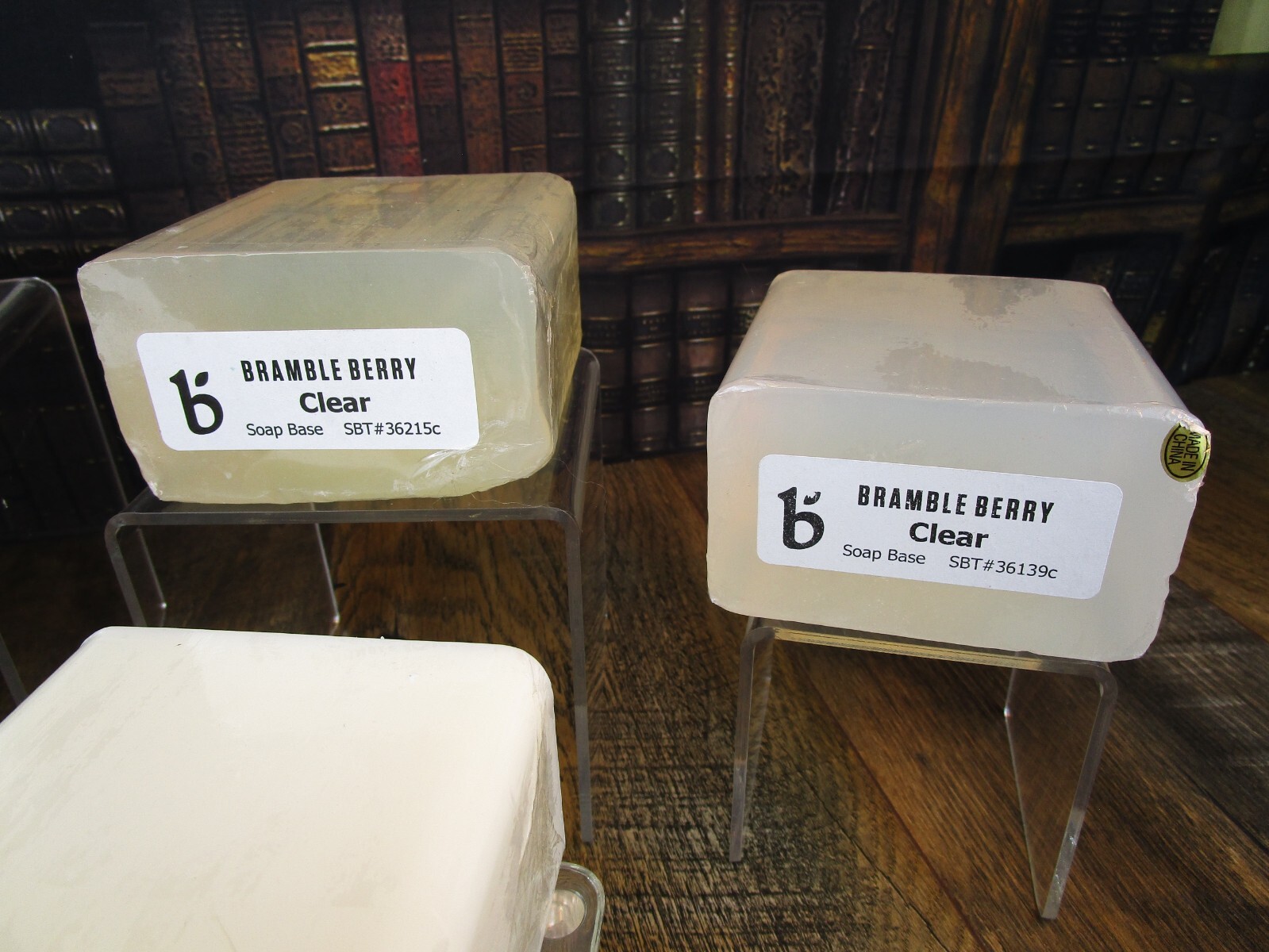 Lot of 7 ASSORTED & SEALED - BRAMBLE BERRY SOAP BASE - Goat's Milk, Clear, White