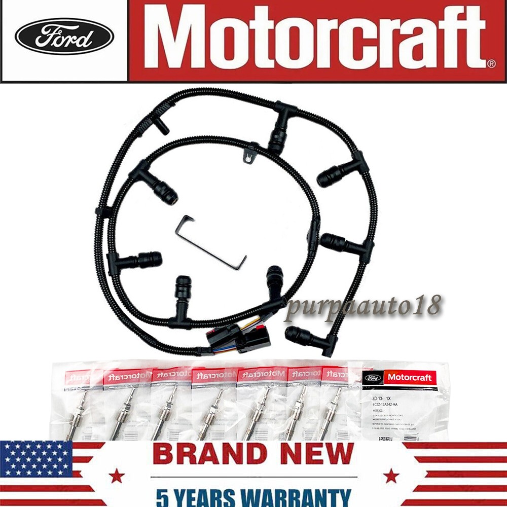 Genuine OEM ZD13 glow plug Harness Kit Fit 04-10 Ford F250 6.0L Powerstroke NEW