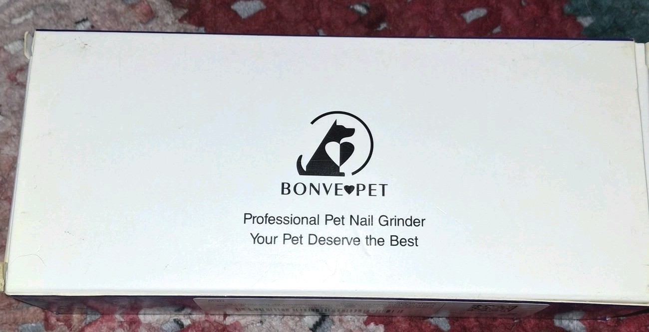 Pet Nail Grinder - BONVE PET - Quiet, Cordless Nail Grinder for Dogs And Cats