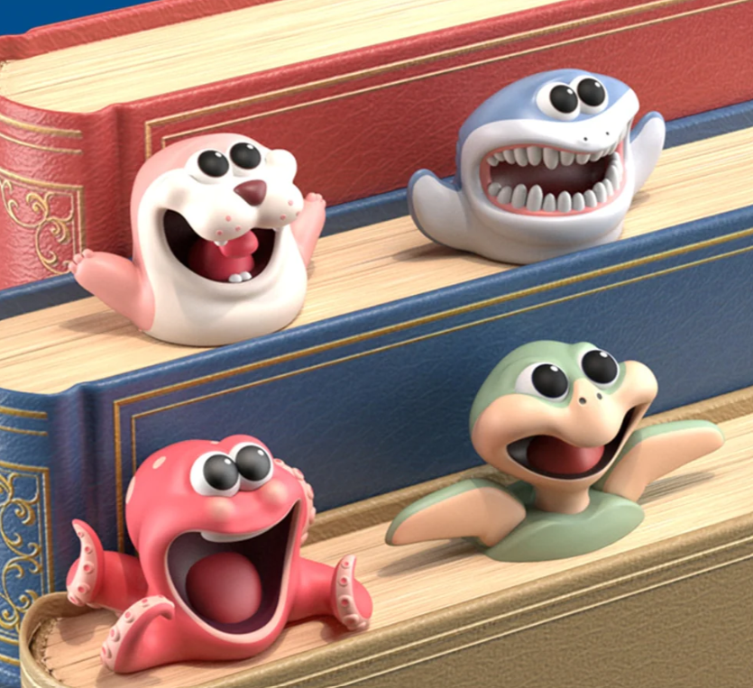 3D wacky Animal Bookmarks