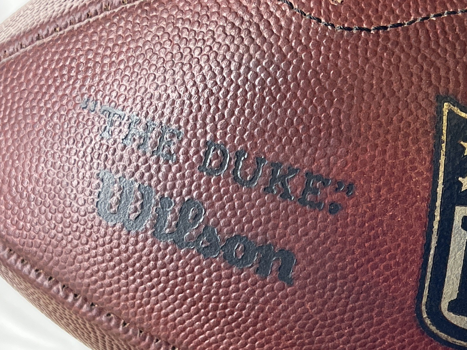RAMS LOGO - NFL "The Duke" Wilson Football - Game Ball - Prepped & Conditioned
