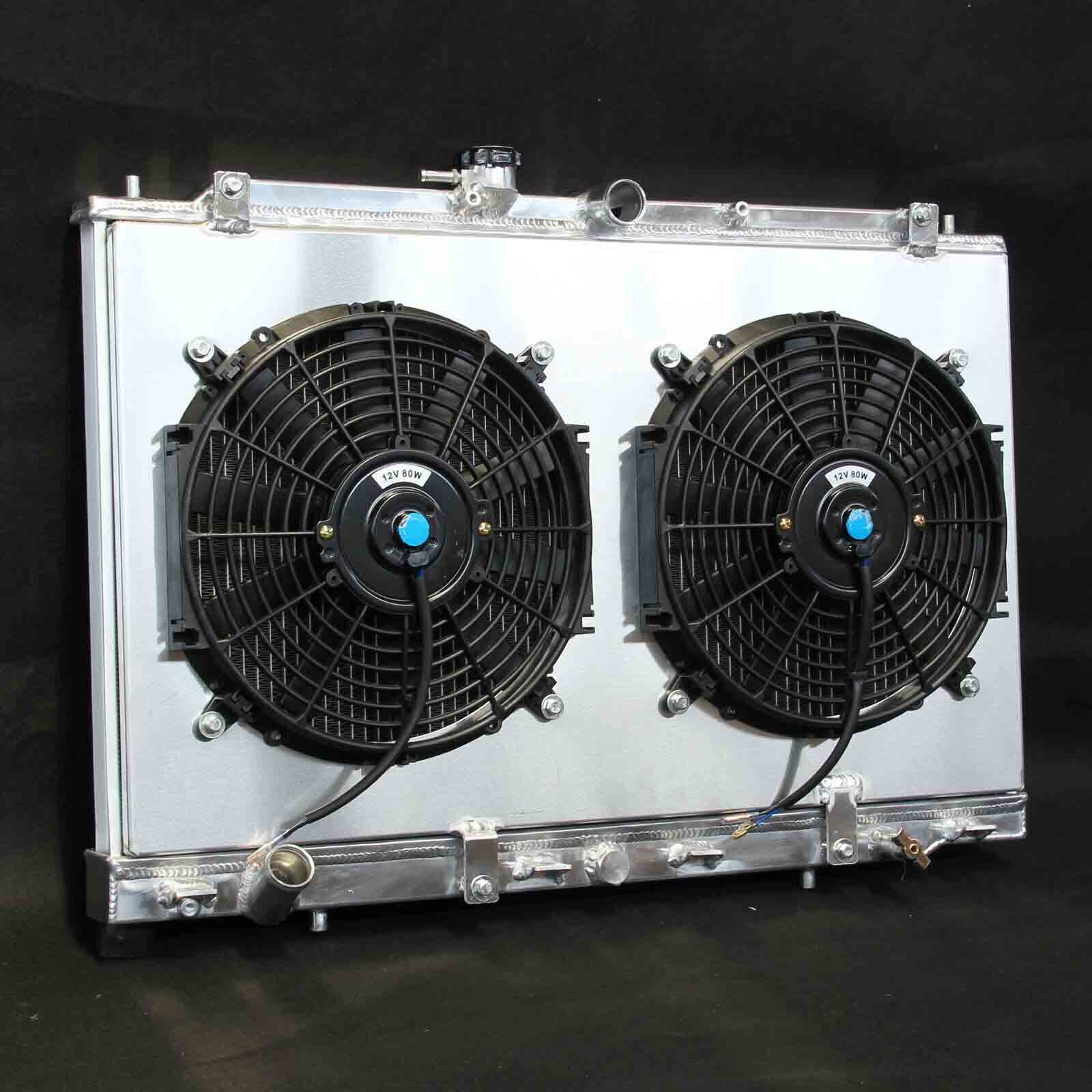 Aluminum 2Row Radiator With Fan Shroud For Acura 2001-2003 CL/TL 3.2L V6 2375 MT