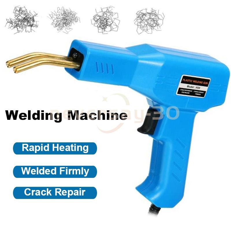 Hot Stapler Car Bumper Fender Welder Gun Plastic Repair Kit 1000 Staples New