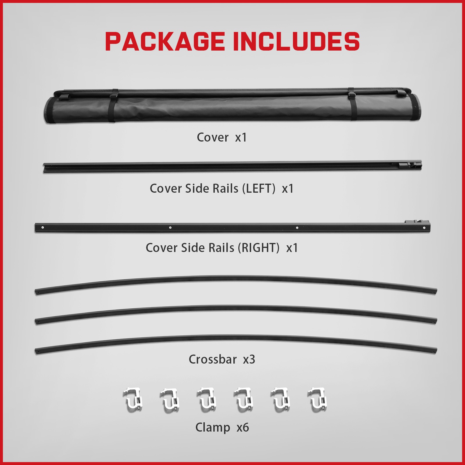 Soft Roll-up Tonneau Cover FOR 09-25 Dodge Ram 1500 5.7FT Truck Bed NO RAM BOX