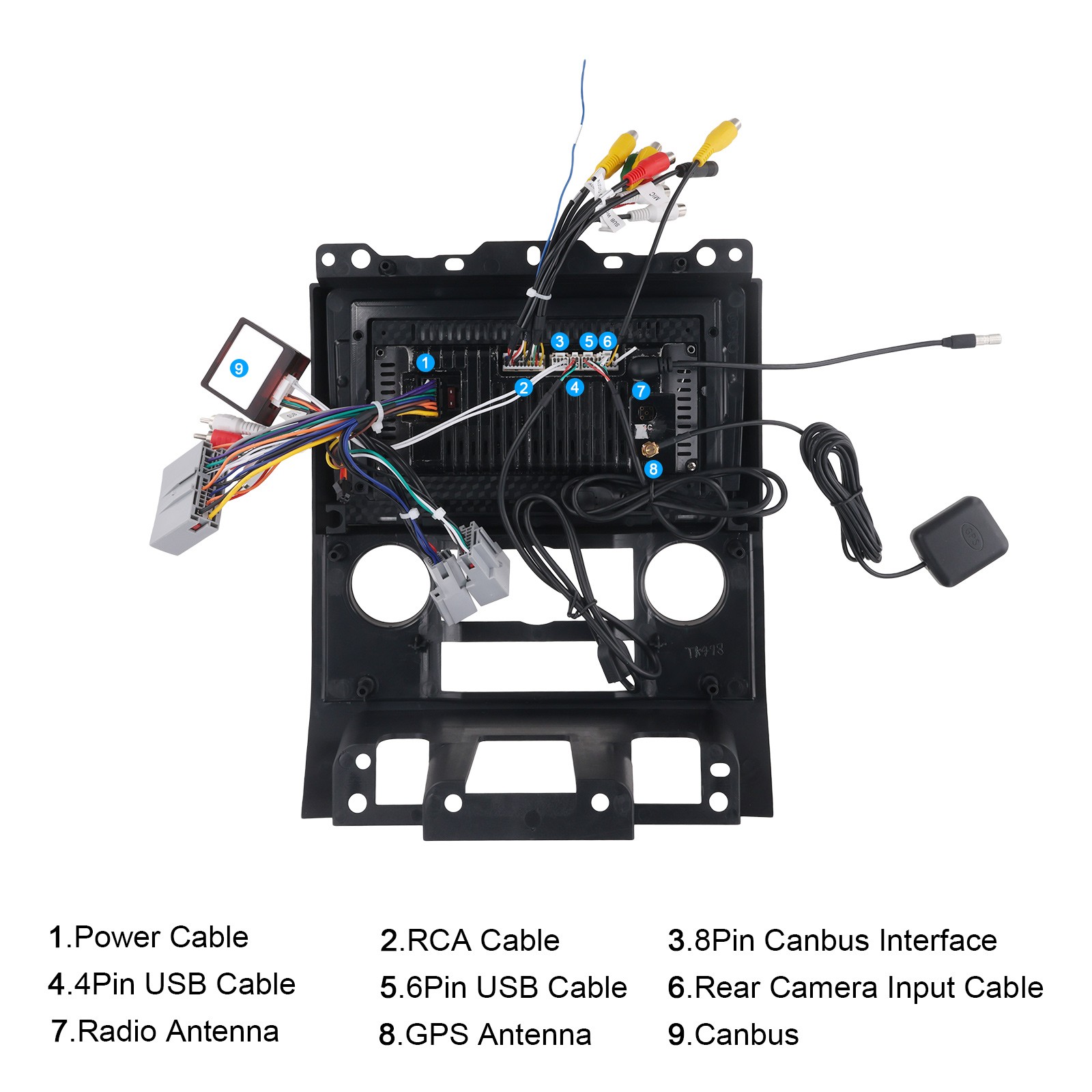 Android 15.0 Car GPS Navi Carplay Stereo Radio Player For Ford Escape 2008-2012