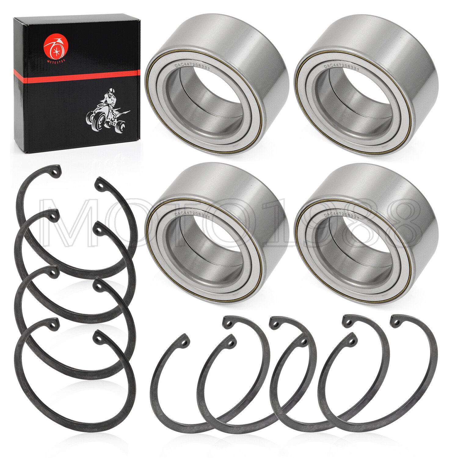 Front & Rear Wheel Bearings Set for Polaris RZR XP 1000 S-XP 4 2014-2022 3514924