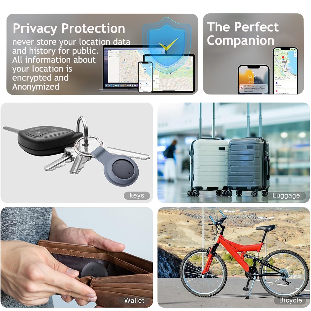 Airtag Dog Cat Collar Holder Case / Bluetooth Mini GPS Location Tracker Device