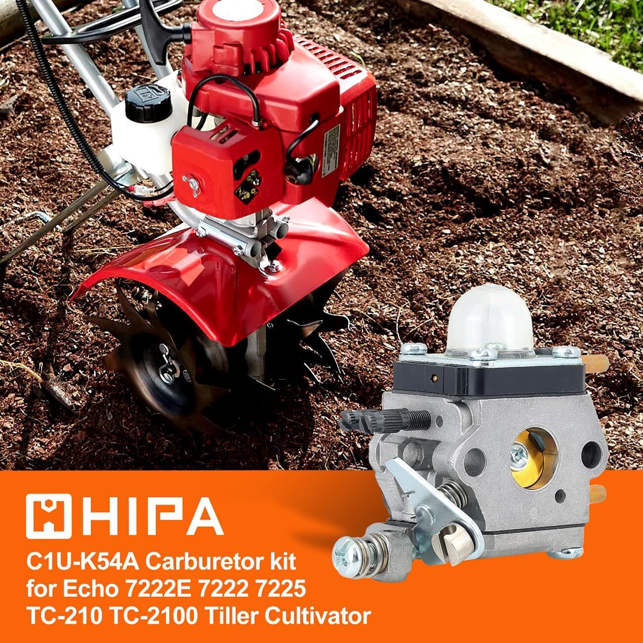 Carburetor for Mantis Tiller 7222 7225 SV-5C/2 Replaces A021001091 Zama C1U-K82