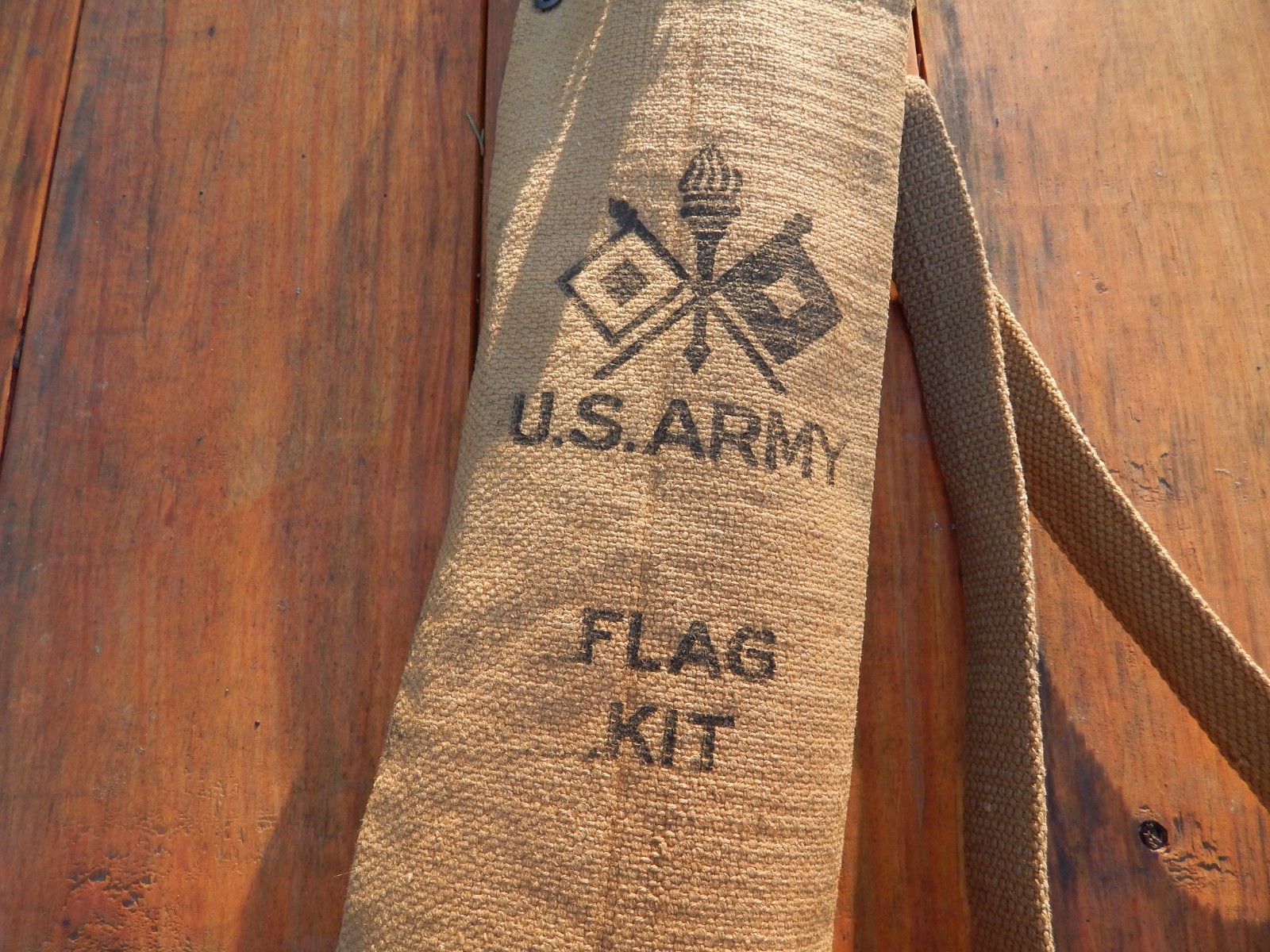 WWI US Army Signal Corps Flag Kit - IMMACULATE CONDITION!