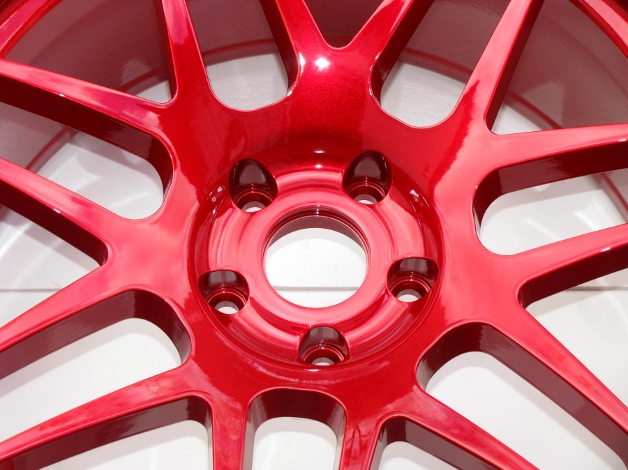 Transparent Candy Red Powder Coating Paint - 1LB Candy Apple