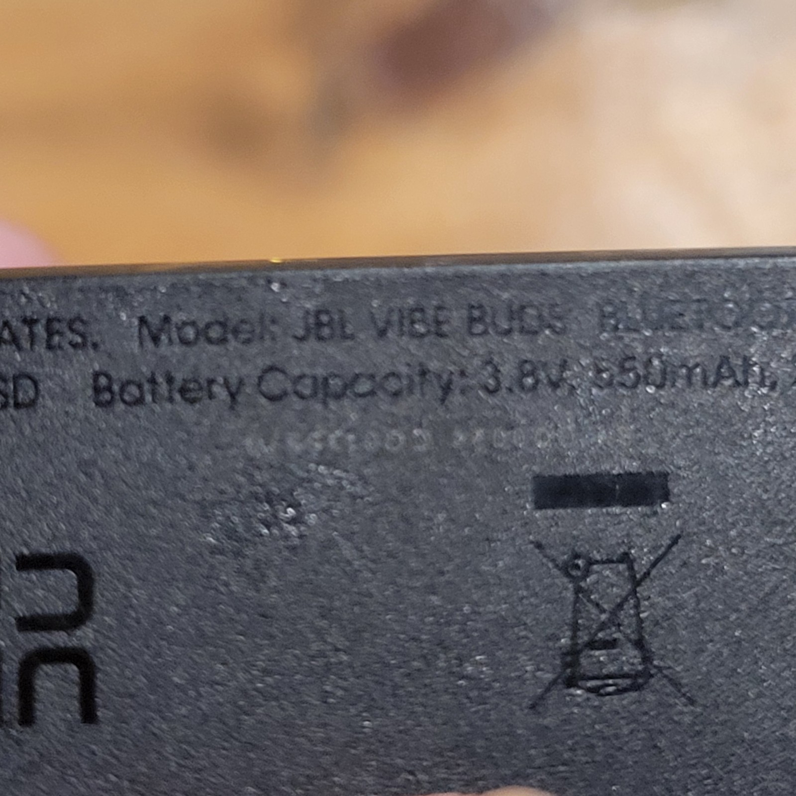 JBL Vibe Buds True Wireless Bluetooth Earbuds - Black - Pure Bass - Used