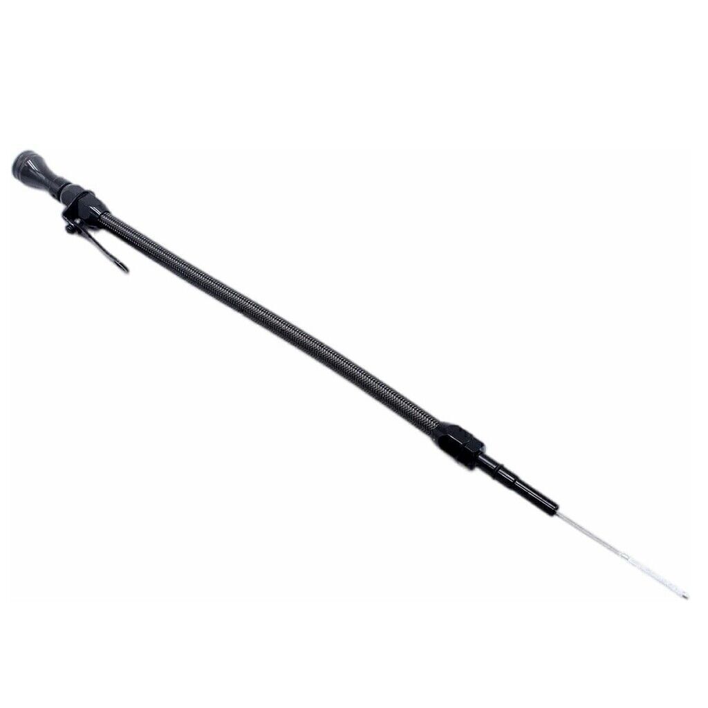 Black Stainless Flexible Oil Dipstick for LS LSX LS1 LS2 LS6 4.8 5.7 6.0 6.2L