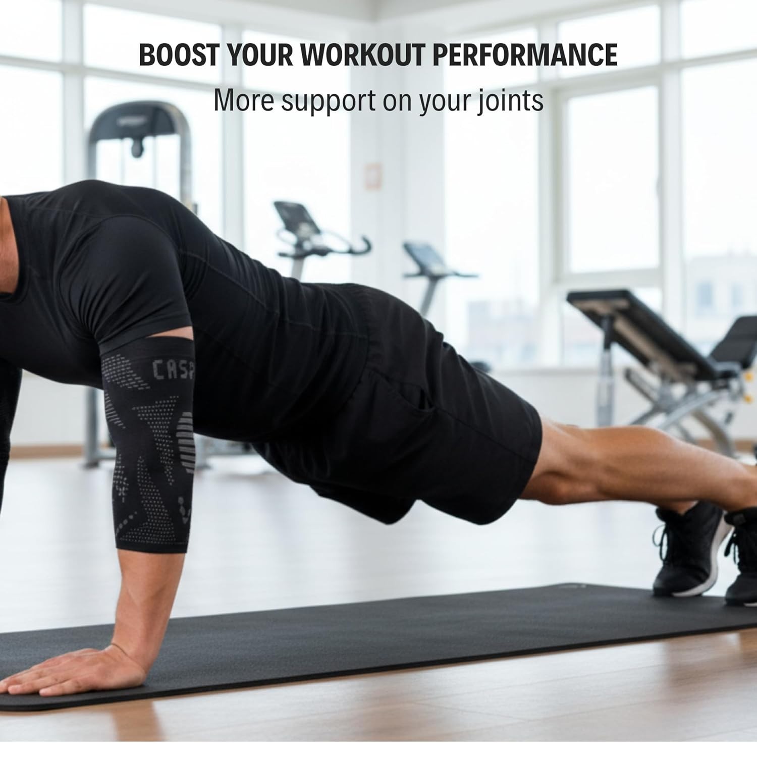 2X Elbow Brace Compression Support Sleeve Arthritis Tendonitis Reduce Joint Pain