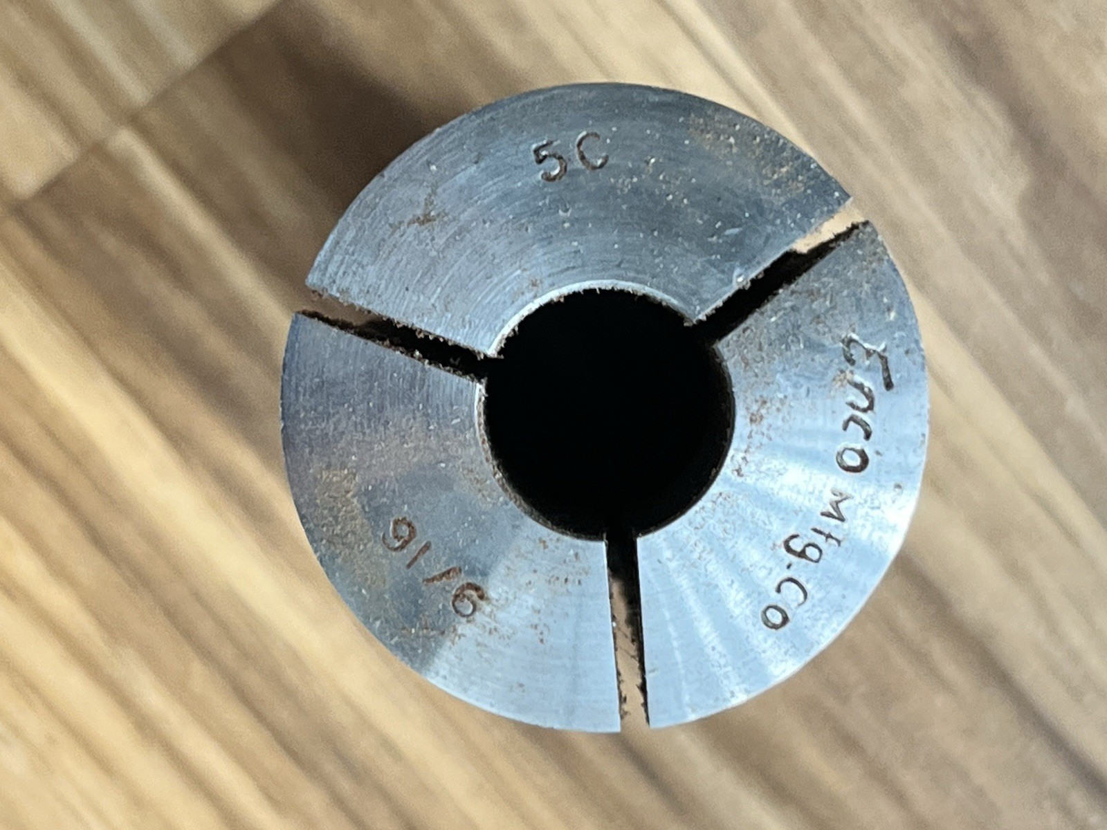 enco collets 5c lot 1/16"-1" QTY. 11 piece used