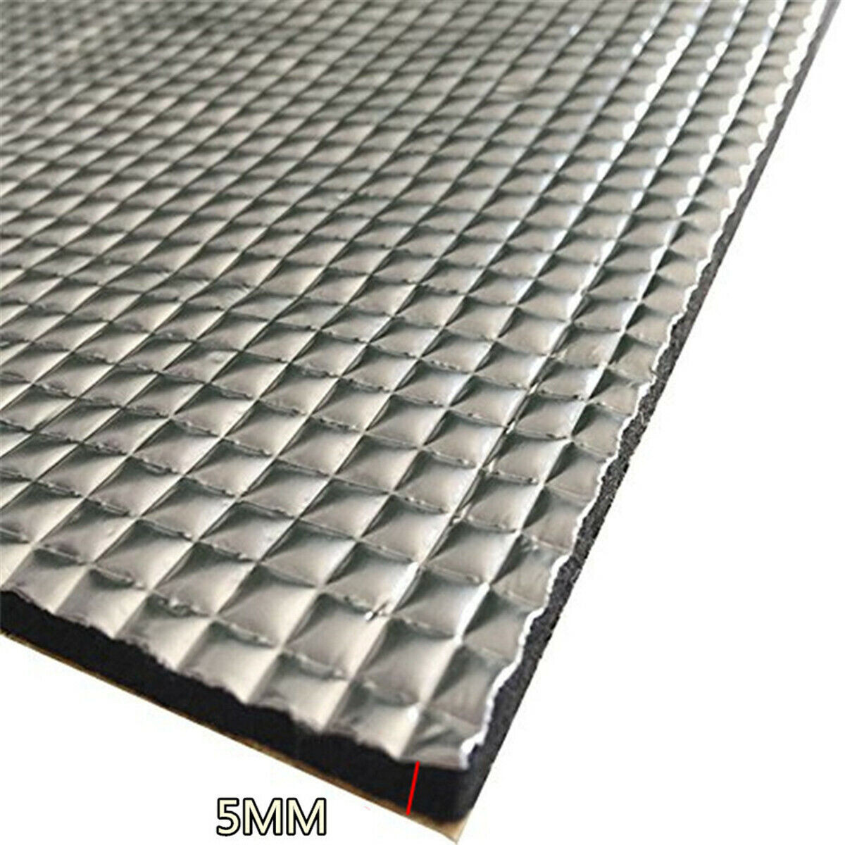 200mil 36 sqft Car Sound Deadening Mat Noise Proof Deadener ADHESIVE 48" x 108"