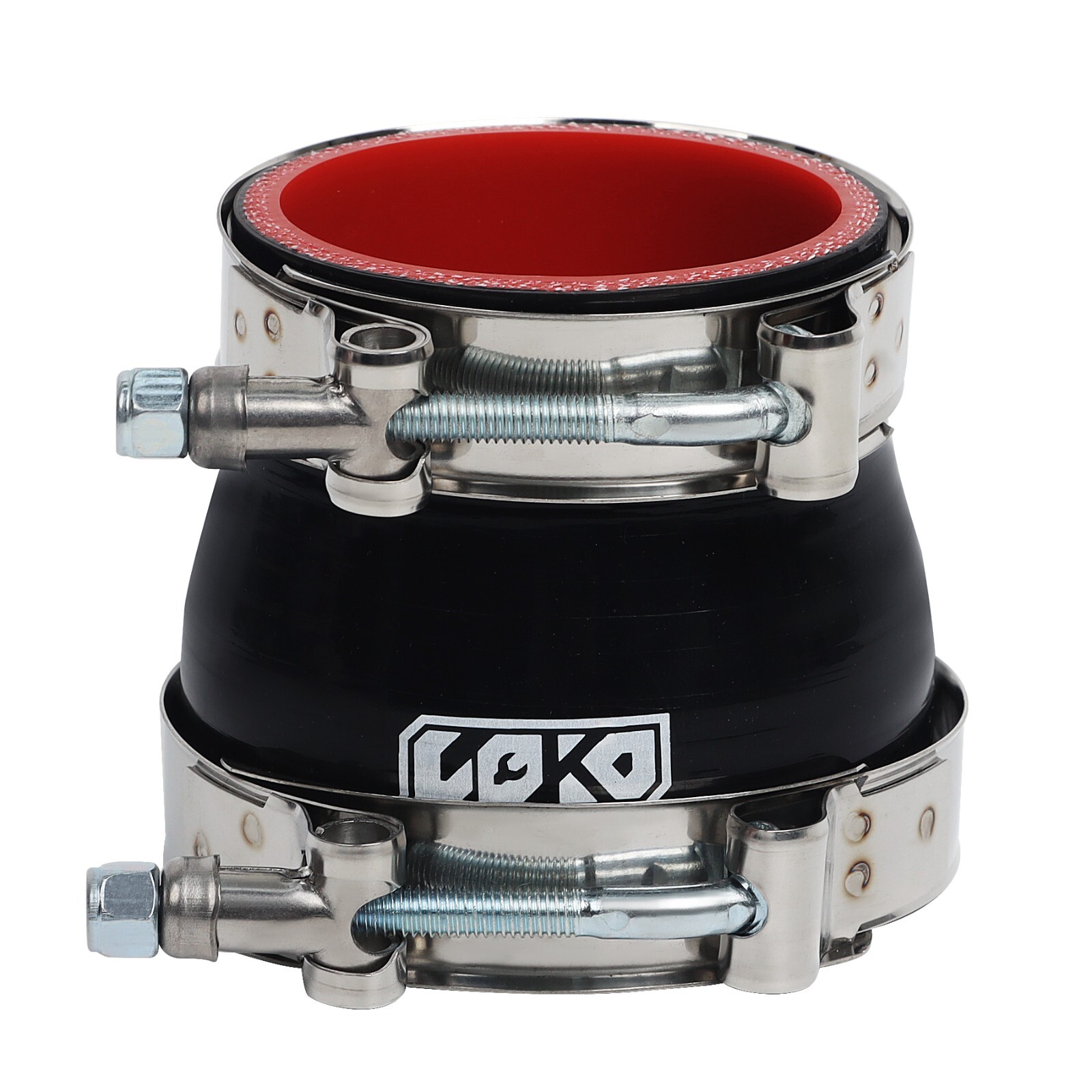 2.5" to 3" Inch Silicone Reducer Coupler Turbo Hose 63mm-76mm + 2x T-Bolt Clamps