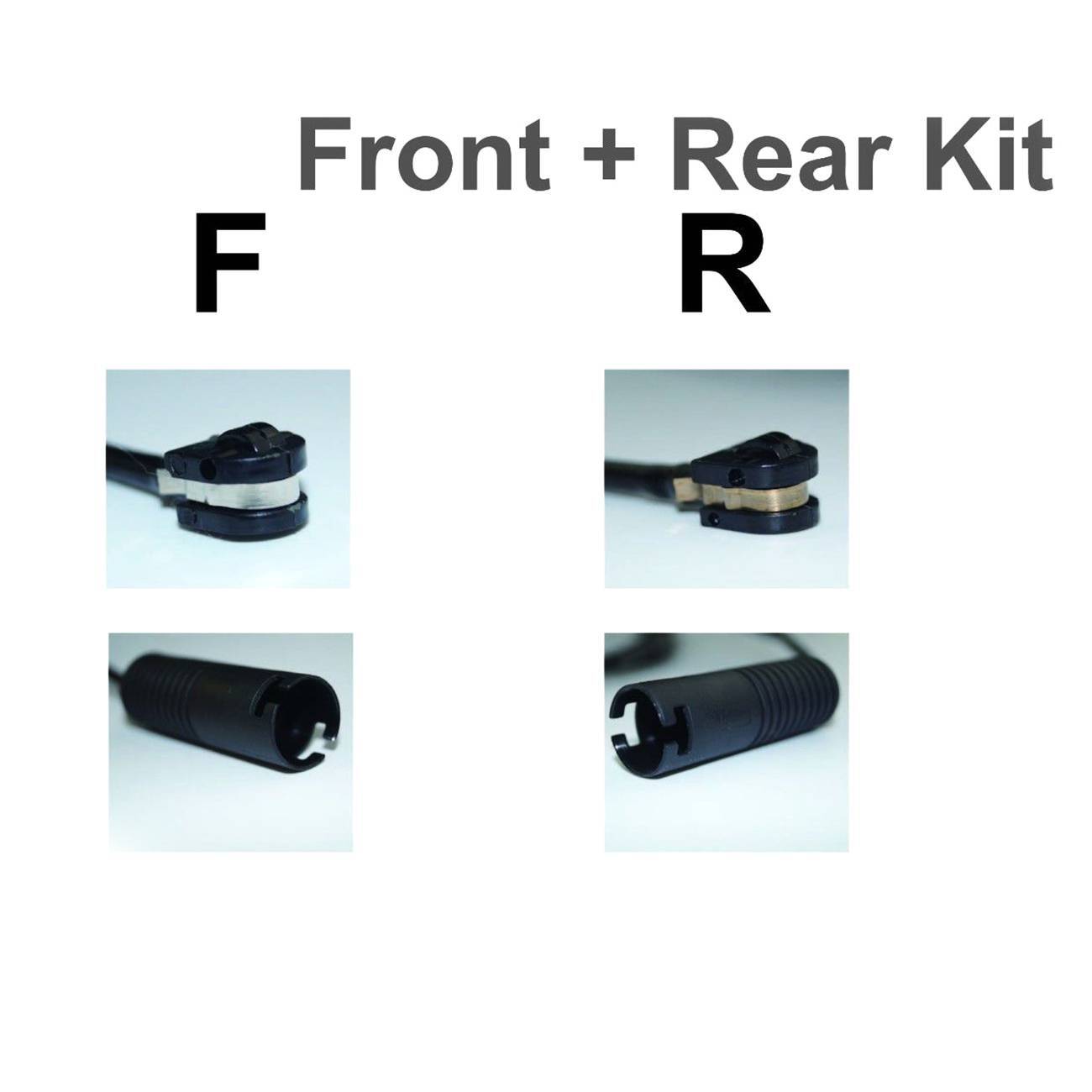 2PCS Brake Pad Wear Sensor Front + Rear Kit for Mini Cooper R50 R52 R53